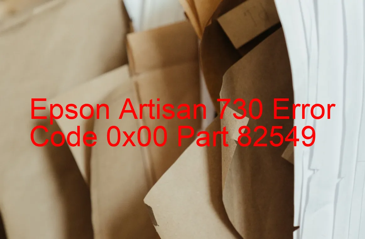 Epson Artisan 730 Fehlercode 0x00