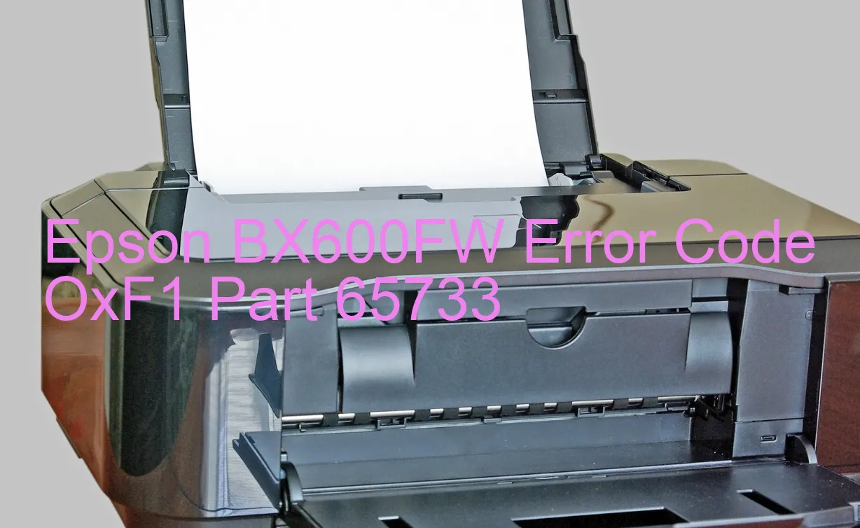 Epson BX600FW Fehlercode OxF1