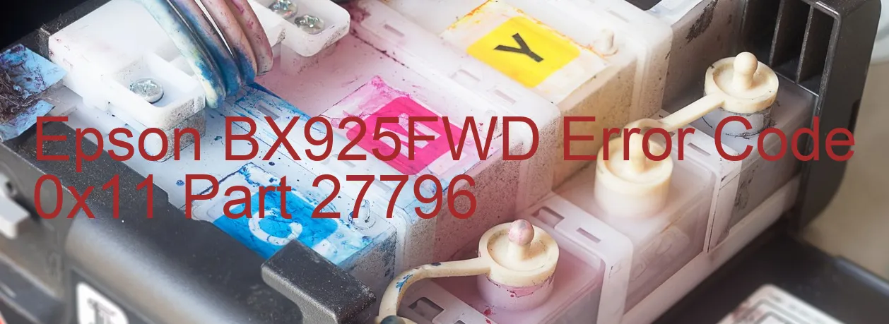 Epson BX925FWD Fehlercode 0x11