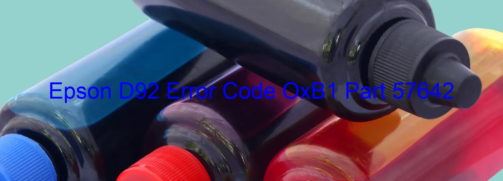 Epson D92 Fehlercode OxB1