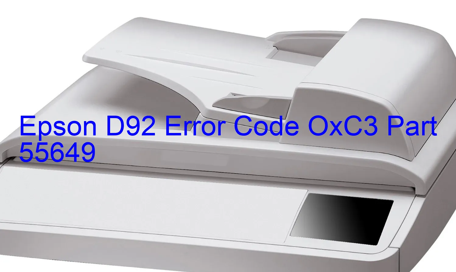 Epson D92 Fehlercode OxC3