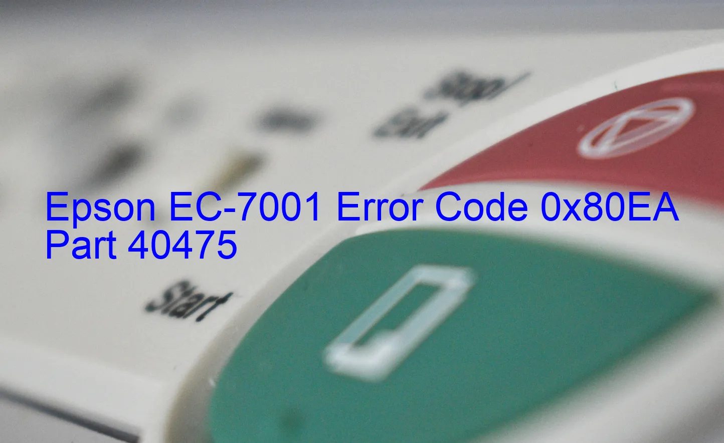 Epson EC-7001 Fehlercode 0x80EA