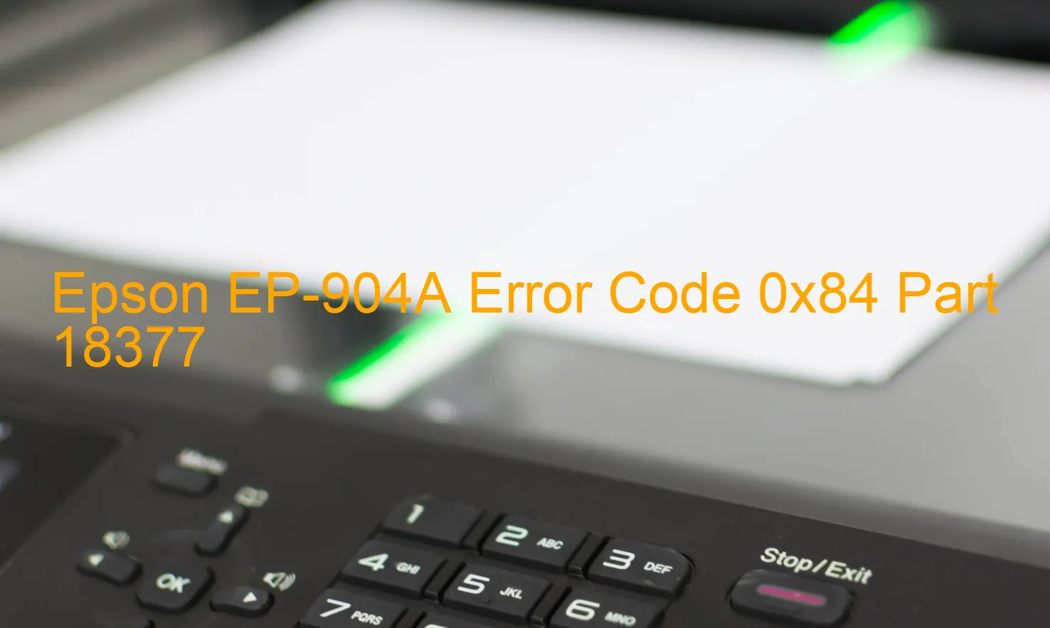 Epson EP-904A Fehlercode 0x84