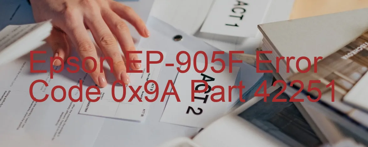 Epson EP-905F Fehlercode 0x9A