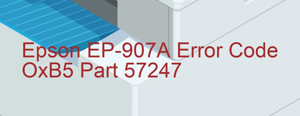 Epson EP-907A Fehlercode OxB5