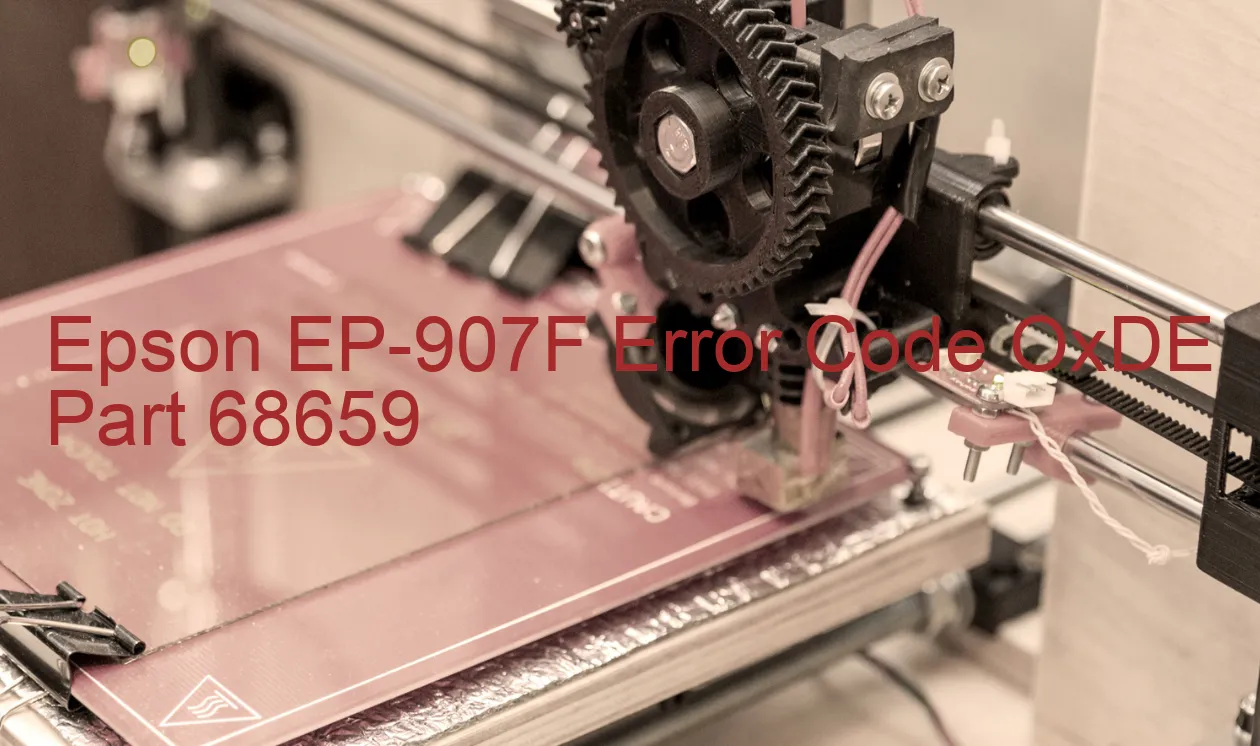 Epson EP-907F Fehlercode OxDE