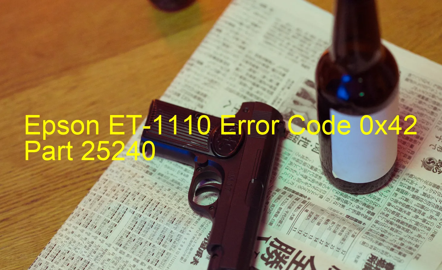 Epson ET-1110 Fehlercode 0x42