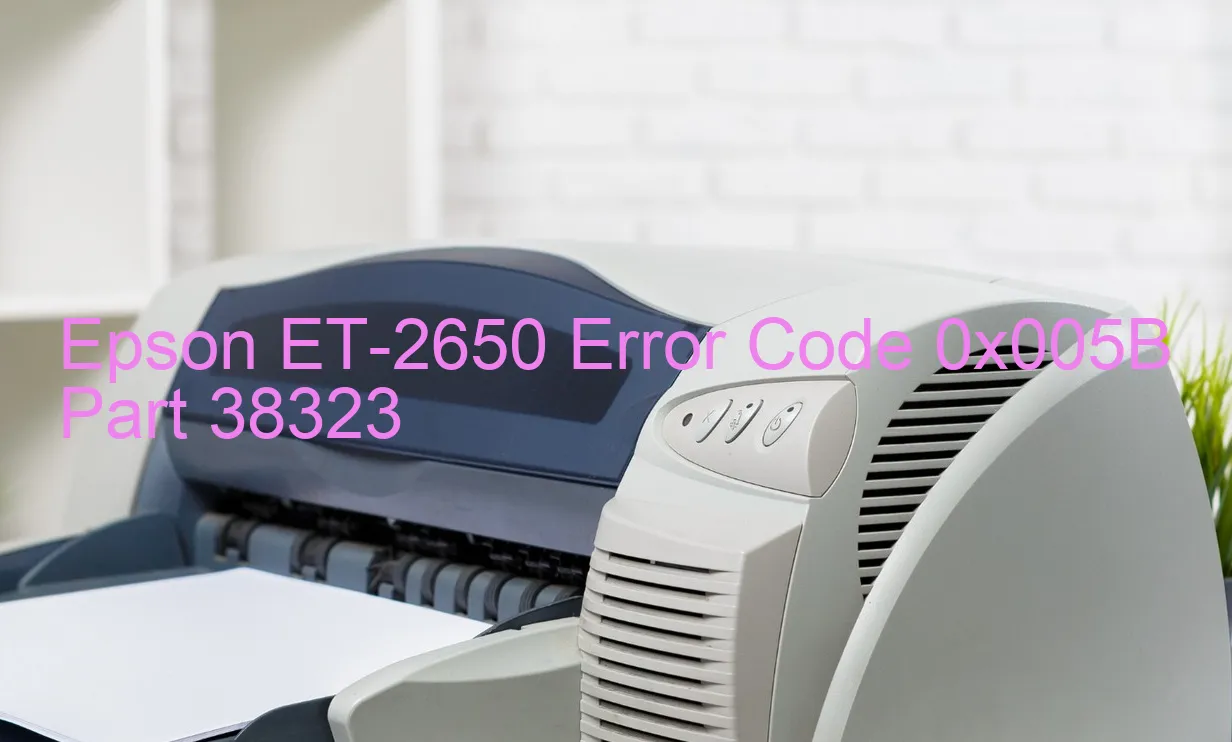 Epson ET-2650 Fehlercode 0x005B