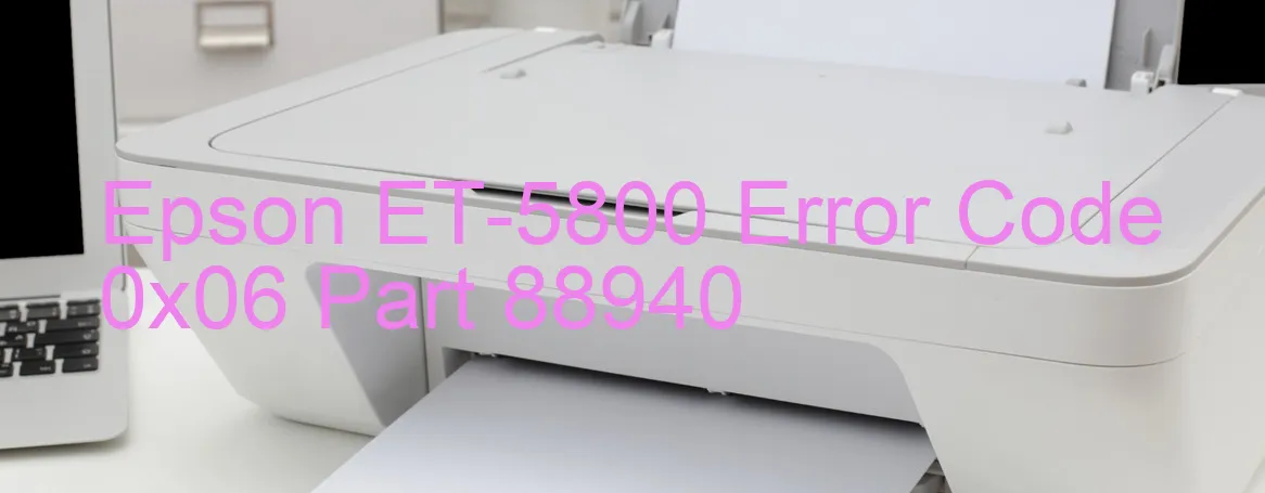 Epson ET-5800 Fehlercode 0x06