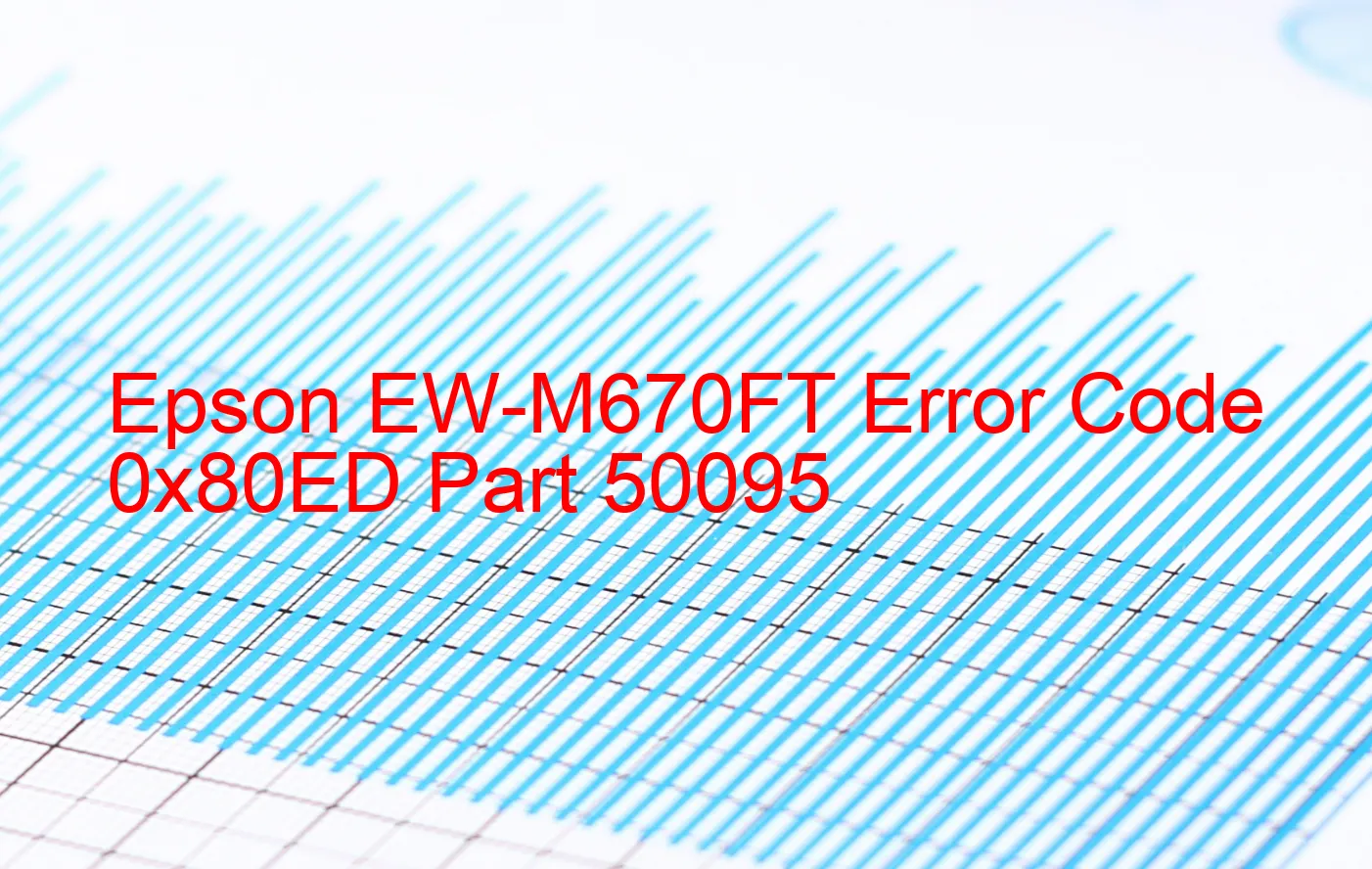 Epson EW-M670FT Fehlercode 0x80ED