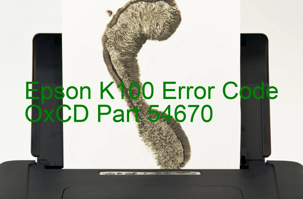 Epson K100 Fehlercode OxCD