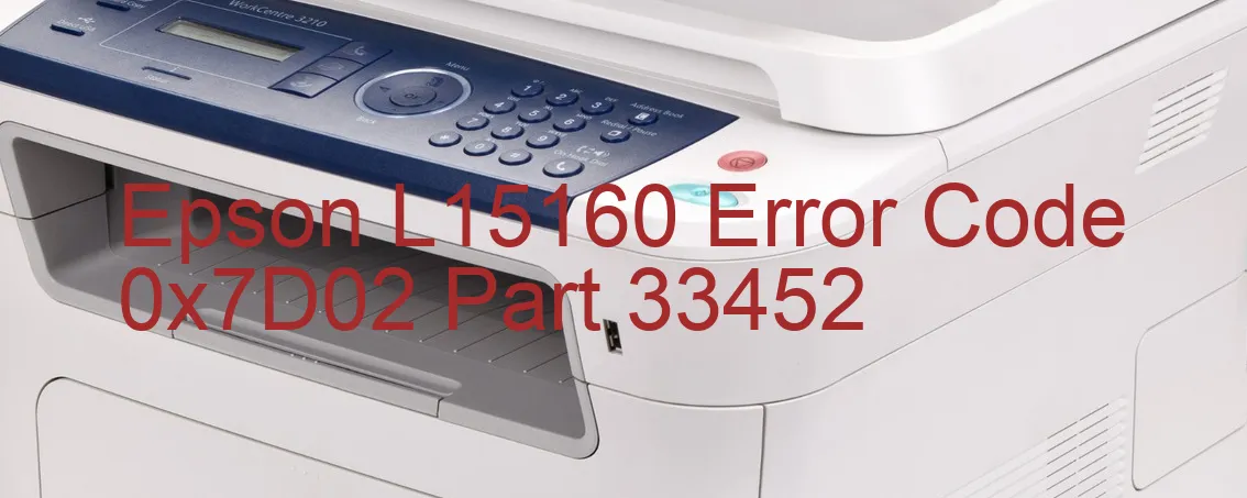 Epson L15160 Fehlercode 0x7D02