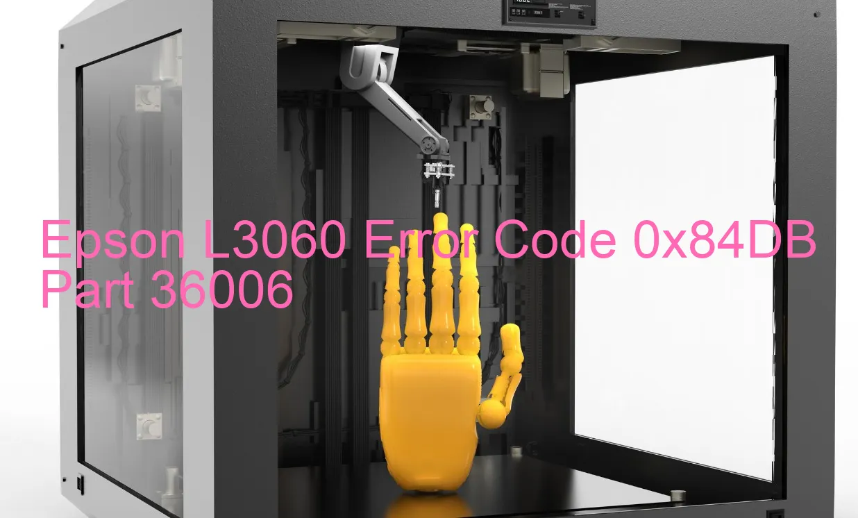 Epson L3060 Fehlercode 0x84DB