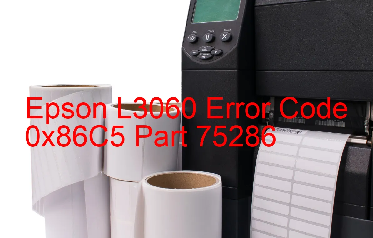 Epson L3060 Fehlercode 0x86C5