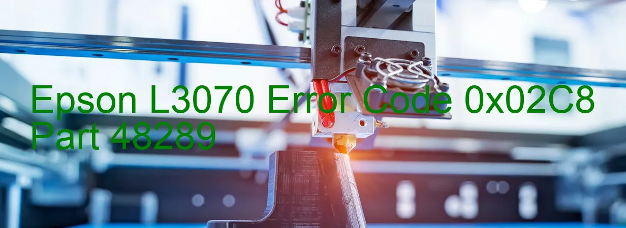 Epson L3070 Fehlercode 0x02C8