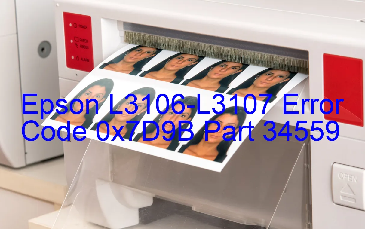 Epson L3106-L3107 Fehlercode 0x7D9B