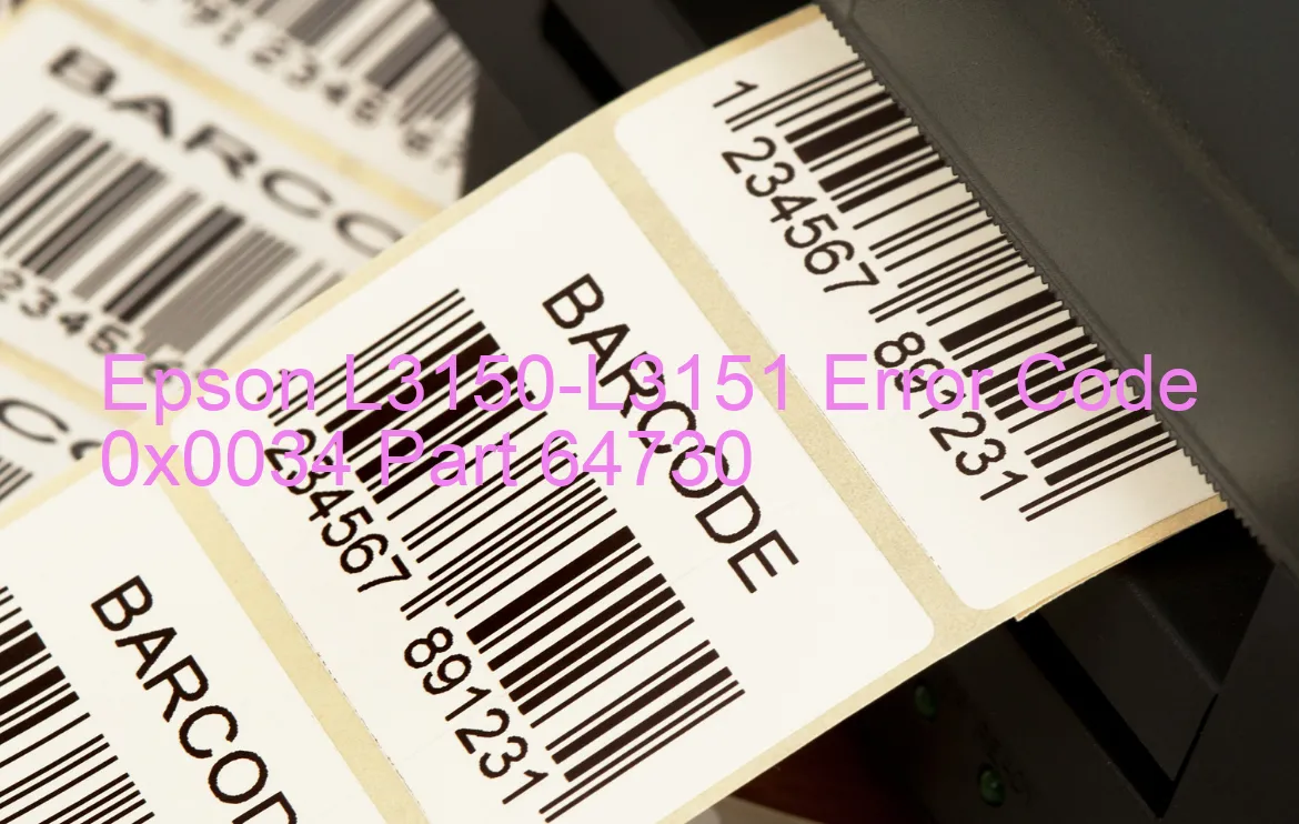 Epson L3150-L3151 Fehlercode 0x0034