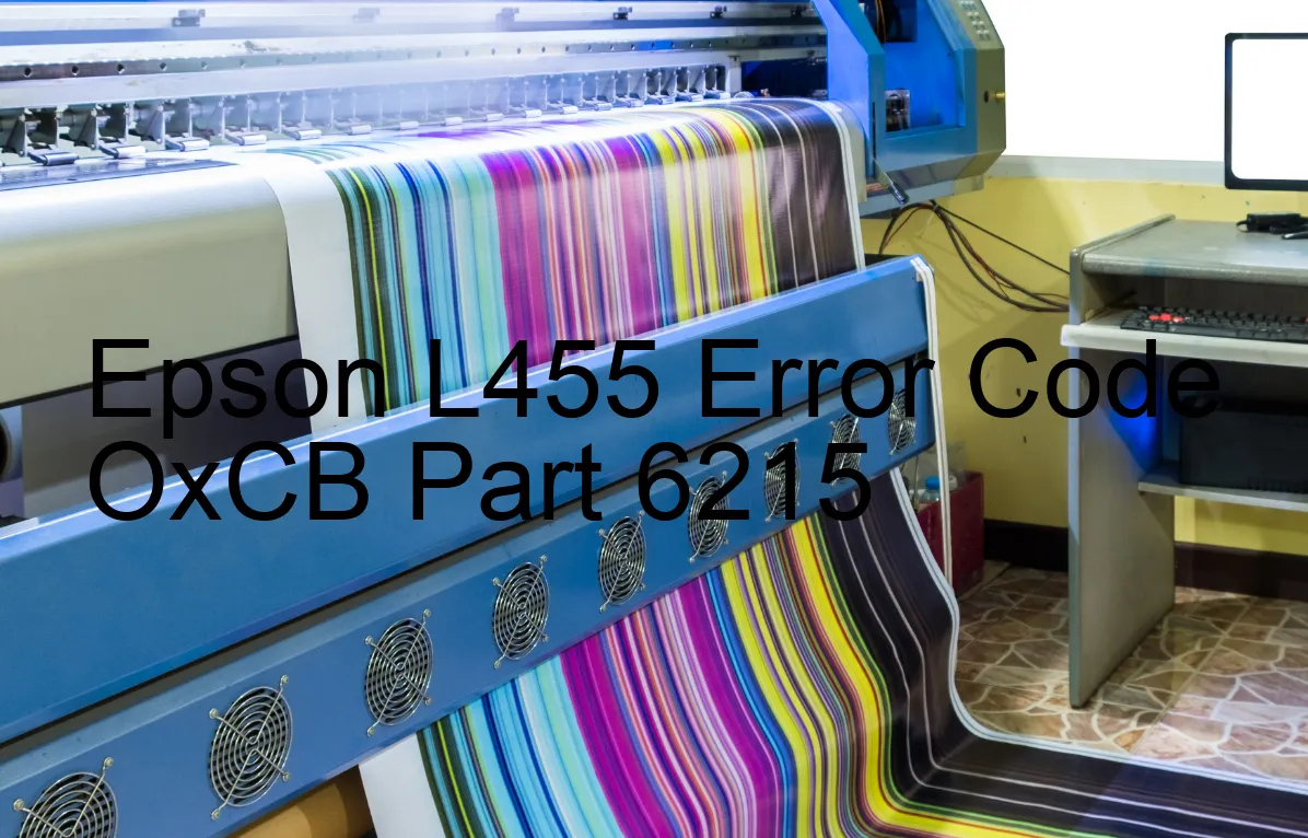 Epson L455 Fehlercode OxCB