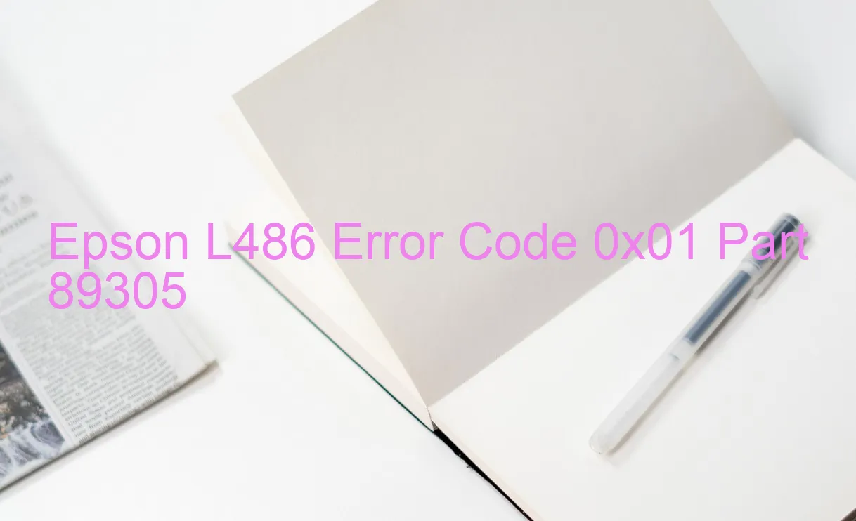 Epson L486 Fehlercode 0x01