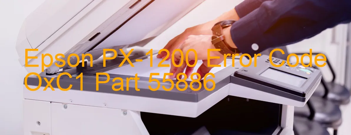 Epson PX-1200 Fehlercode OxC1