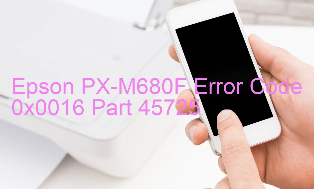 Epson PX-M680F Fehlercode 0x0016