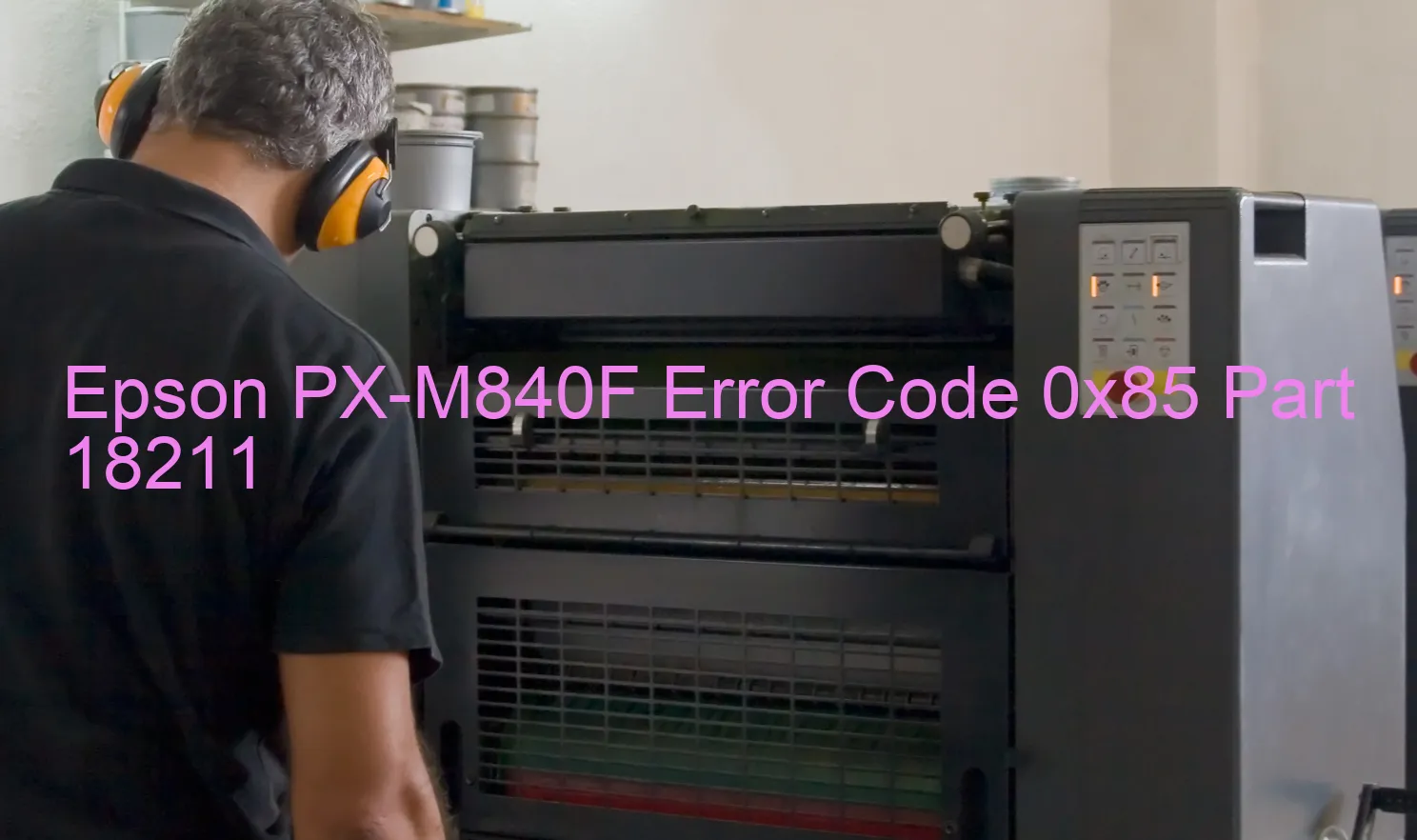 Epson PX-M840F Fehlercode 0x85