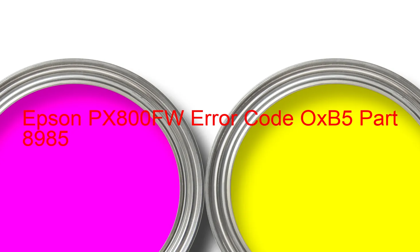 Epson PX800FW Fehlercode OxB5