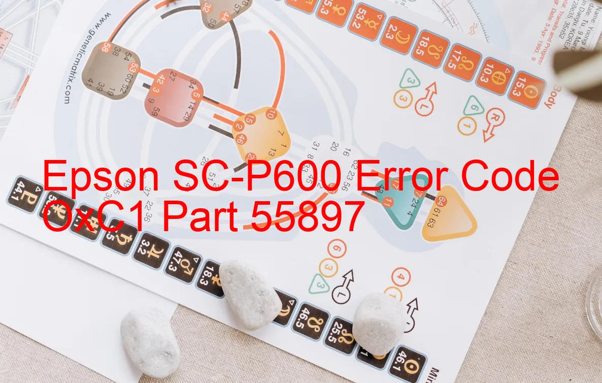 Epson SC-P600 Fehlercode OxC1