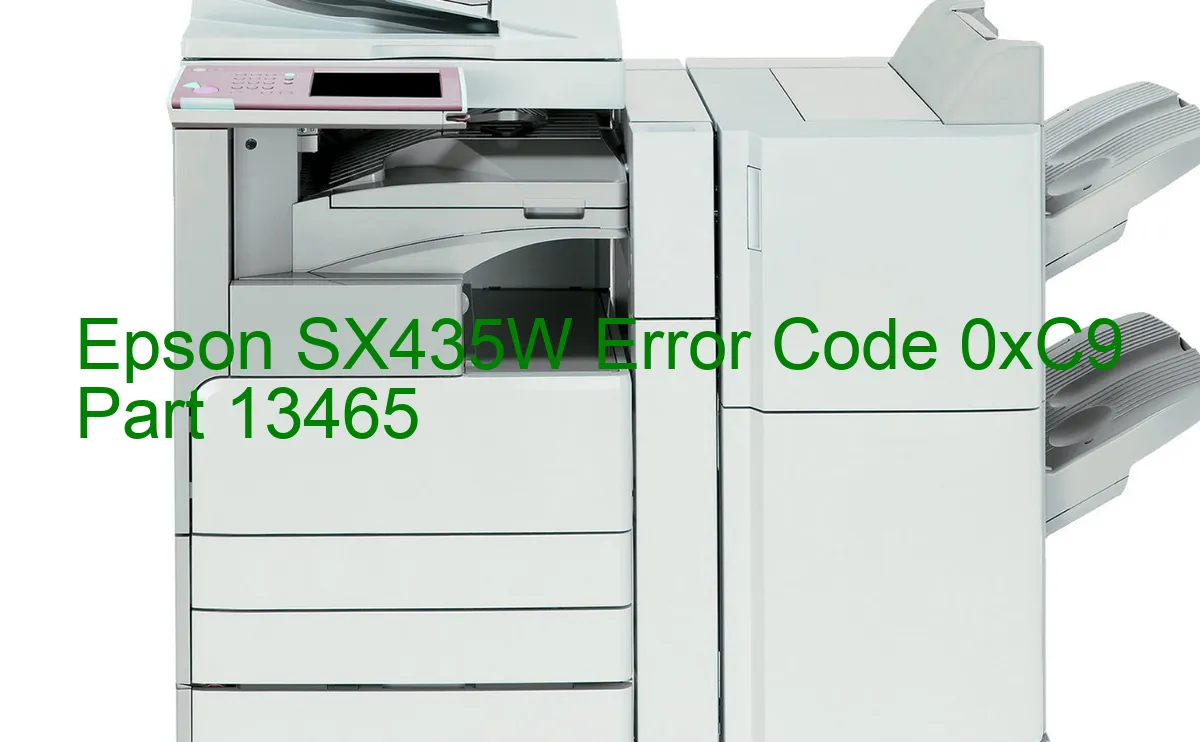 Epson SX435W Fehlercode 0xC9