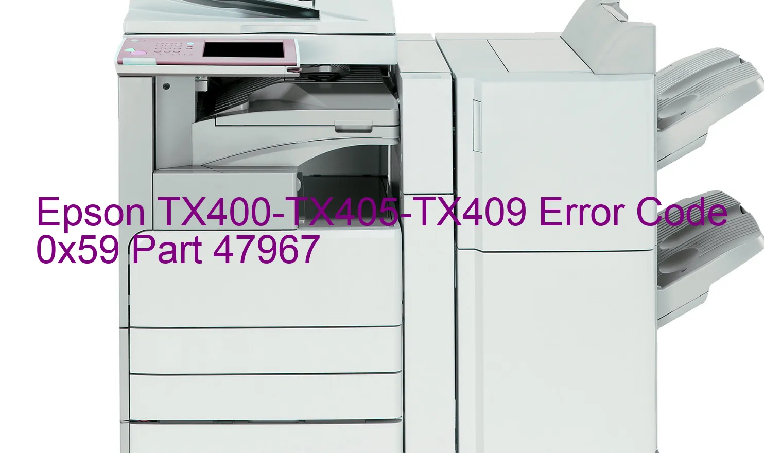 Epson TX400-TX405-TX409 Fehlercode 0x59