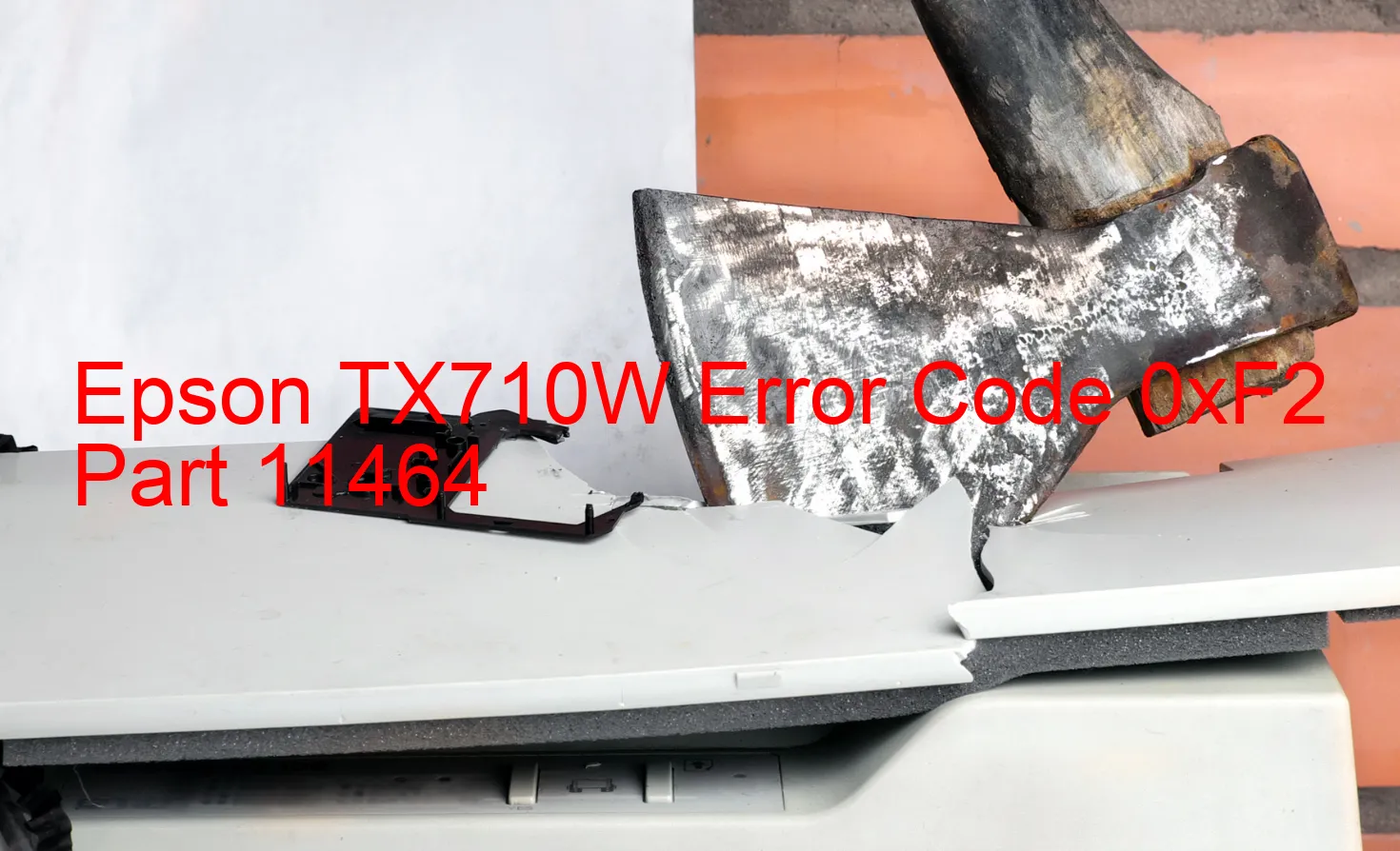 Epson TX710W Fehlercode 0xF2