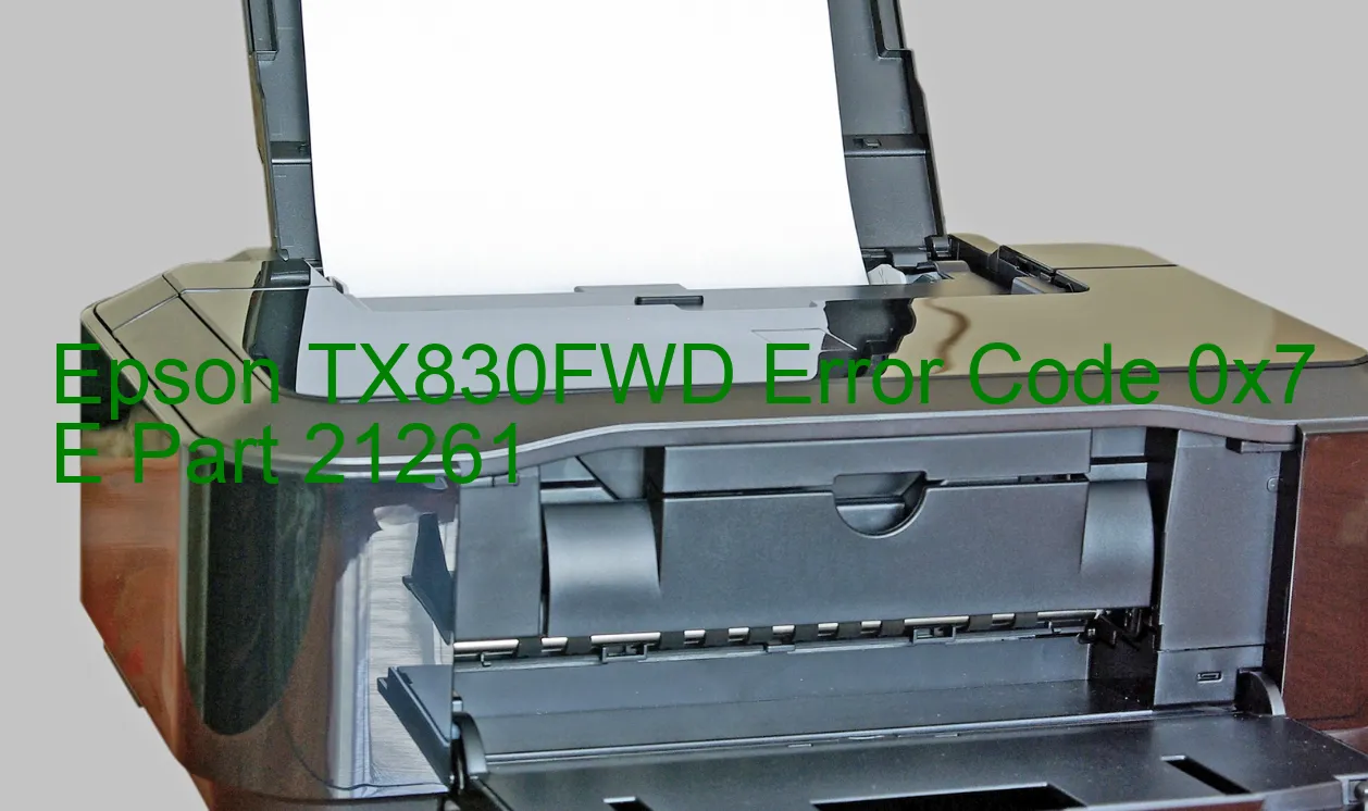 Epson TX830FWD Fehlercode 0x7 E