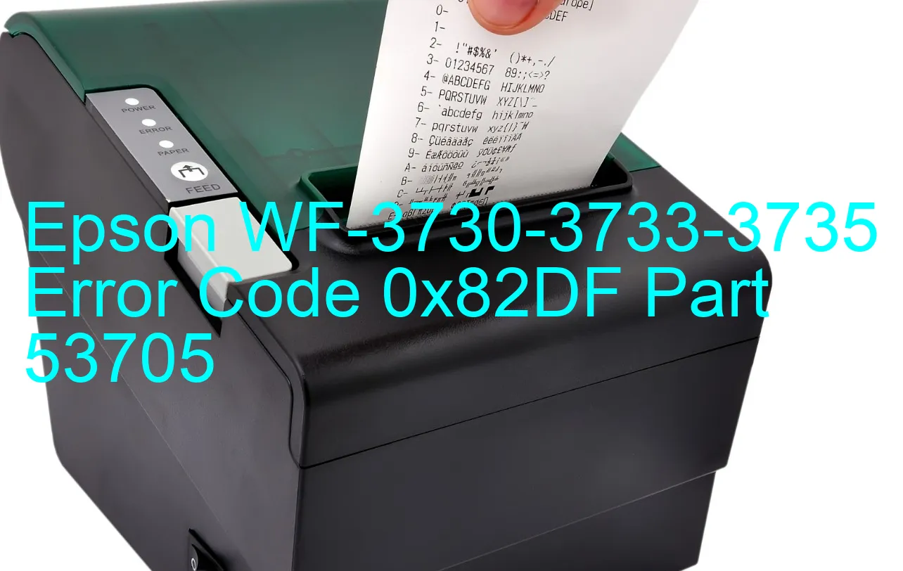 Epson WF-3730-3733-3735 Fehlercode 0x82DF