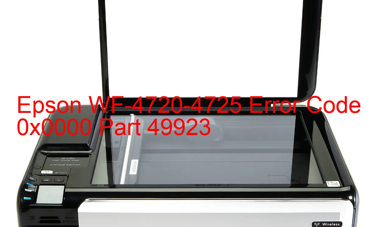 Epson WF-4720-4725 Fehlercode 0x0000