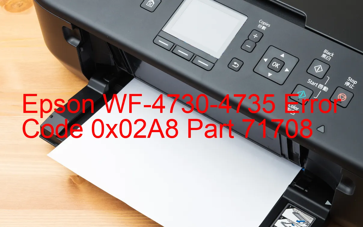 Epson WF-4730-4735 Fehlercode 0x02A8