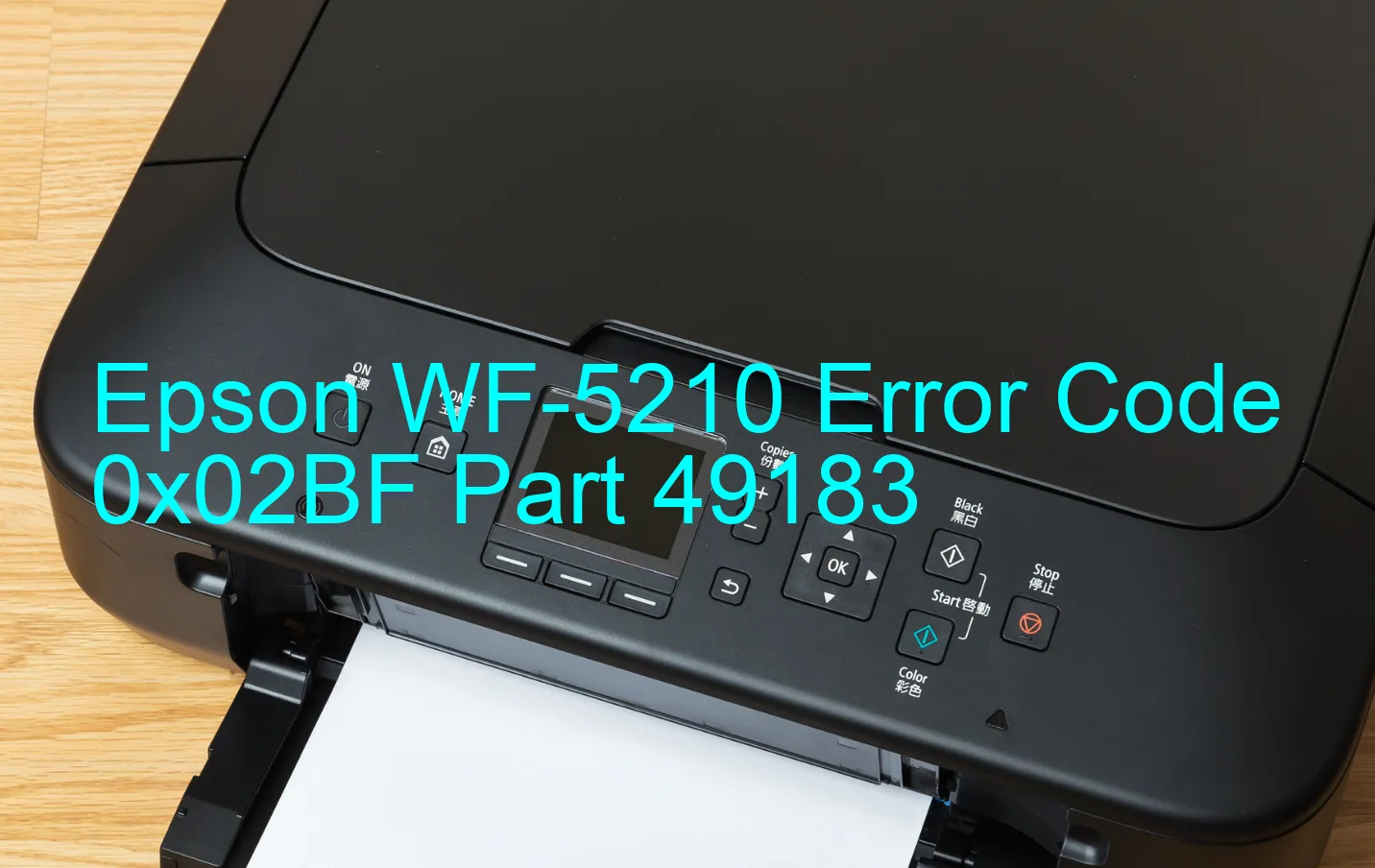 Epson WF-5210 Fehlercode 0x02BF