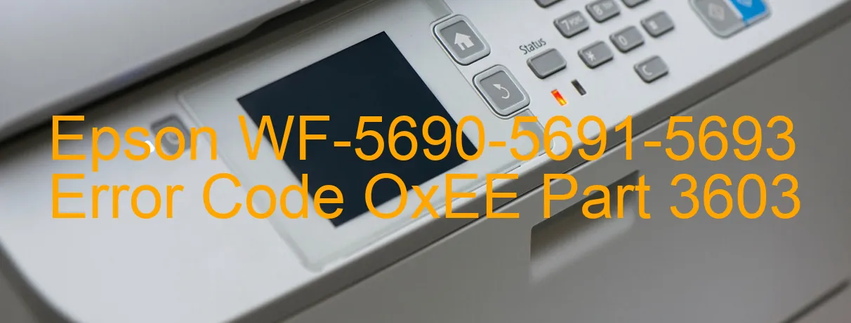 Epson WF-5690-5691-5693 Fehlercode OxEE