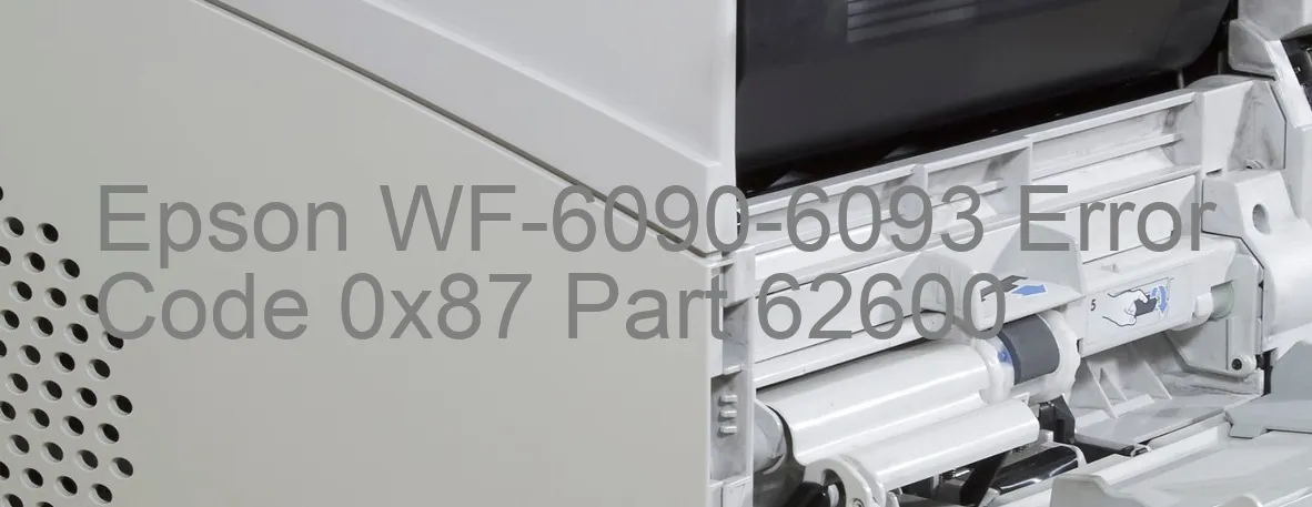 Epson WF-6090-6093 Fehlercode 0x87