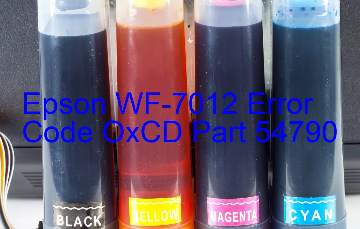 Epson WF-7012 Fehlercode OxCD