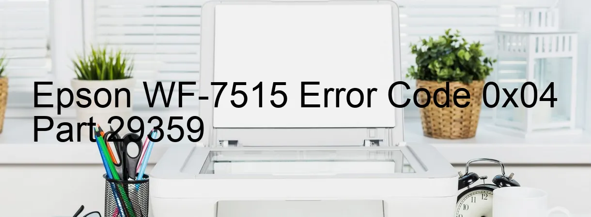 Epson WF-7515 Fehlercode 0x04