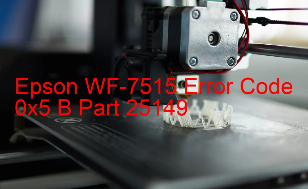 Epson WF-7515 Fehlercode 0x5 B