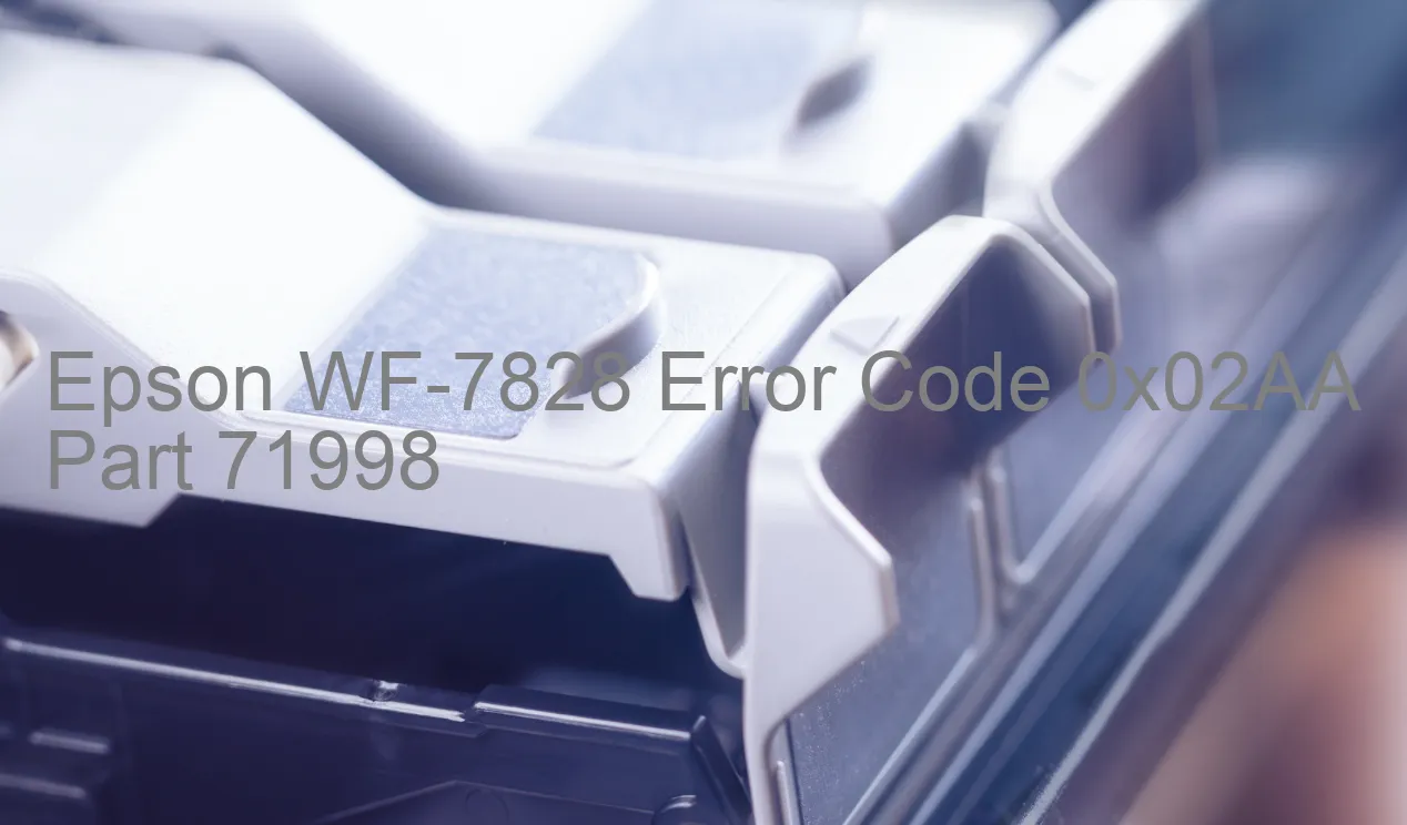 Epson WF-7828 Fehlercode 0x02AA