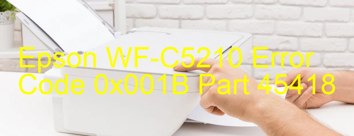 Epson WF-C5210 Fehlercode 0x001B