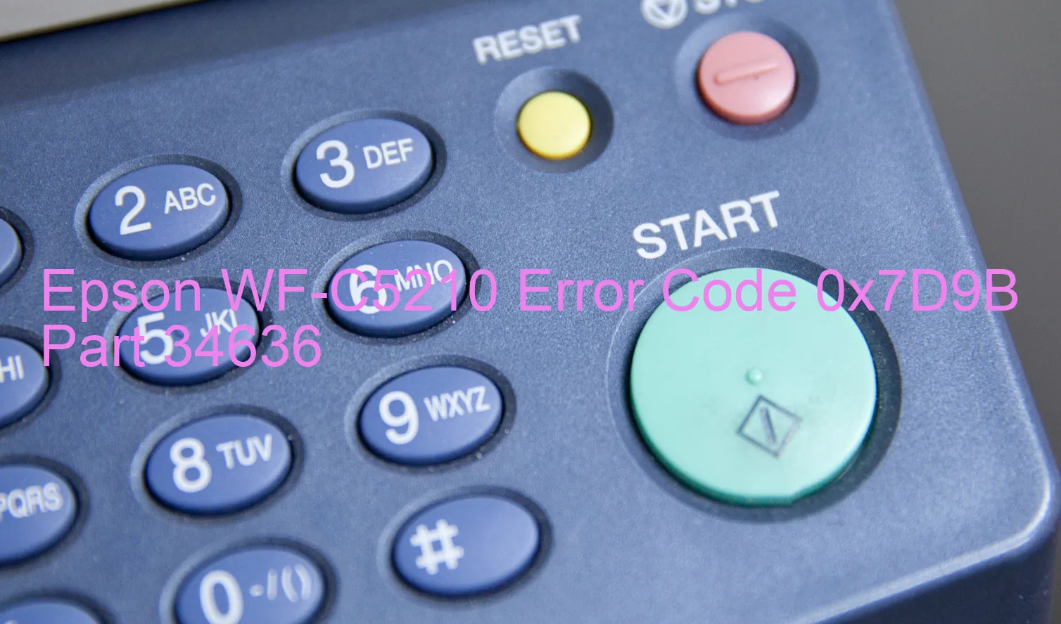 Epson WF-C5210 Fehlercode 0x7D9B