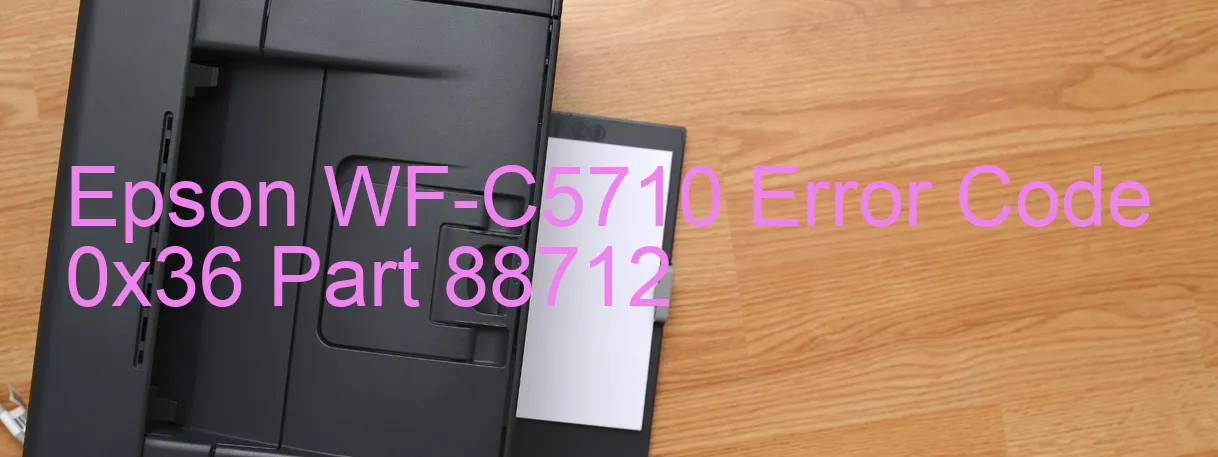 Epson WF-C5710 Fehlercode 0x36