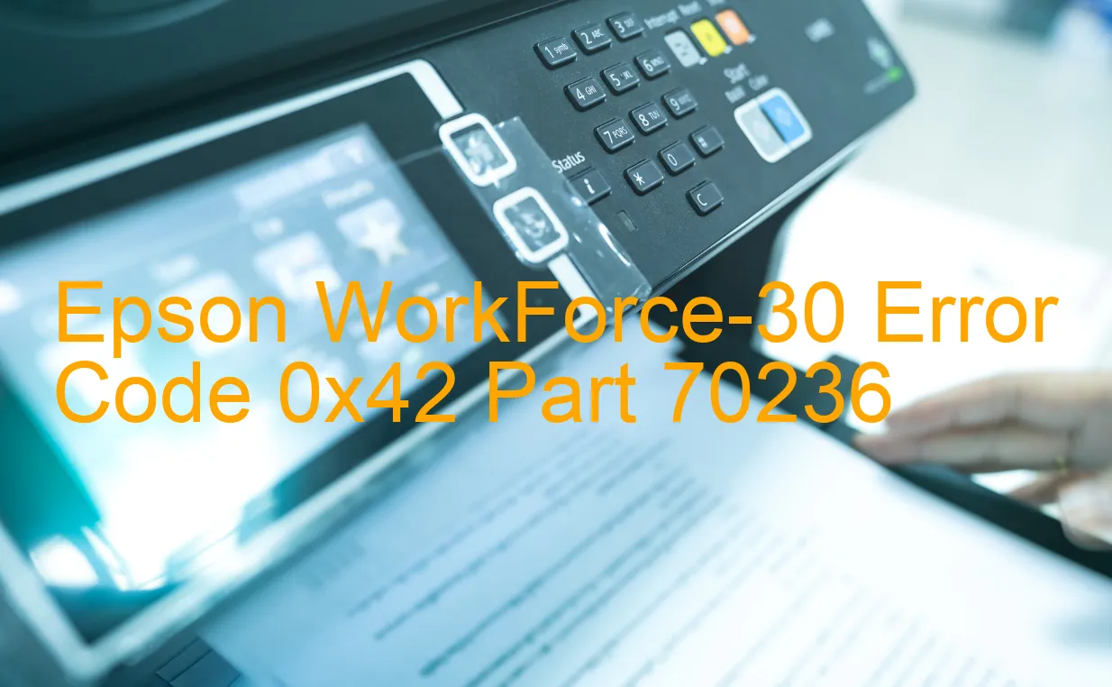 Epson WorkForce-30 Fehlercode 0x42