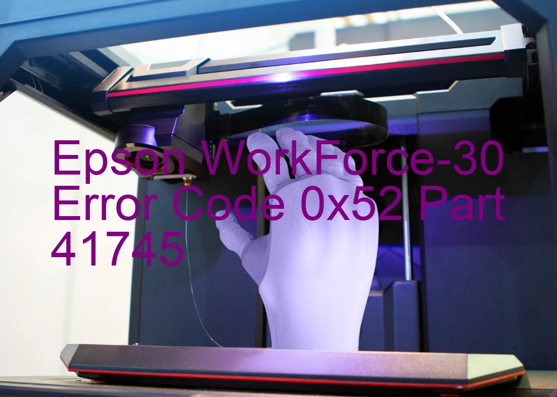 Epson WorkForce-30 Fehlercode 0x52