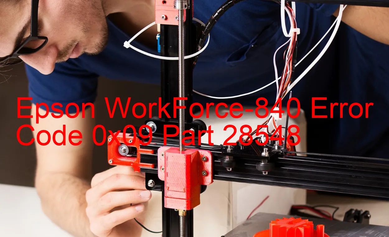 Epson WorkForce-840 Fehlercode 0x09