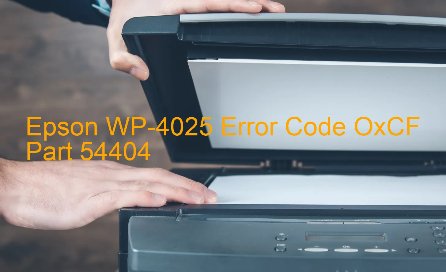 Epson WP-4025 Fehlercode OxCF