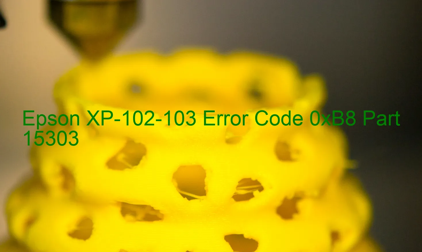 Epson XP-102-103 Fehlercode 0xB8